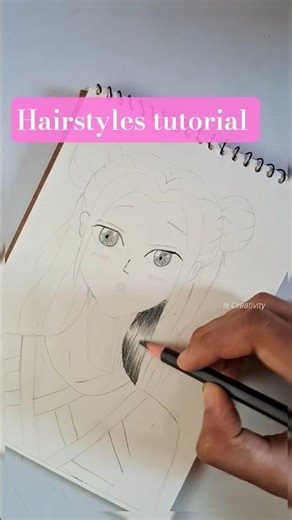 easy hairstyle tutorial #sketch #drawing #tutorial
