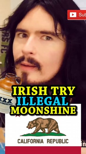 52K views · 1.4K reactions | Irish Try 'ILLEGAL' Californian MOONSHINE For First Time with #LeatherJacketGuy ☘️ FULL VIDS on @AreYaHavingThat Channel YOUTUBE  #Irish #IrishTry #IrishPeopleTry #whiskey #moonshine #beer #American #californian #california #Comedy #Ireland #America #funny #AreYaHavingThat | AreYaHavingThat | Facebook