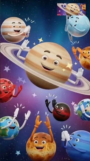 The Solar System Friends | 3D Cartoon Space Story for Kids