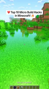 309K views · 4.5K reactions | Top 10 Micro Hacks! #minecraft #minecraftshorts #shorts | Elegant Treat | Facebook