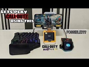 Lets Play Call of Duty Mobile using Keyboard and Mouse. Ipega 9116 Tutorial