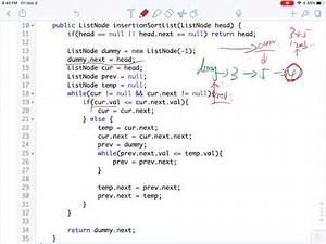 贾考博 LeetCode 147. Insertion Sort List