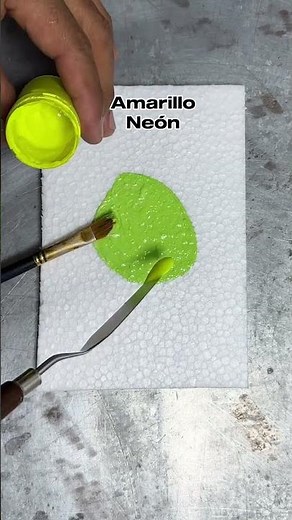 How to make the color GREEN VICHE Beautiful! 🎨🖌️ #painting #art #pintura #creative #drawing