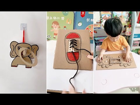 Tổng hợp các đồ chơi làm bằng bìa Carton Phần 3