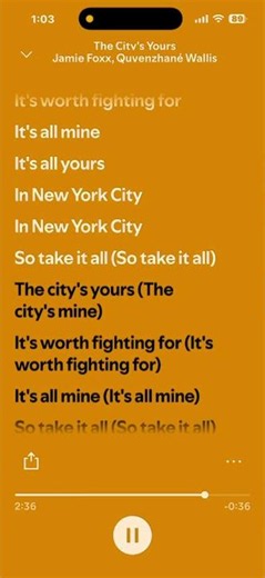 “the city’s yours” - jamie foxx, quvenzhane wallis #lyrics