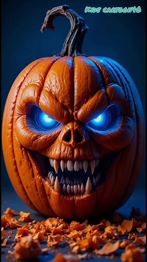 Scary Pumpkin Monster Animation for Kids