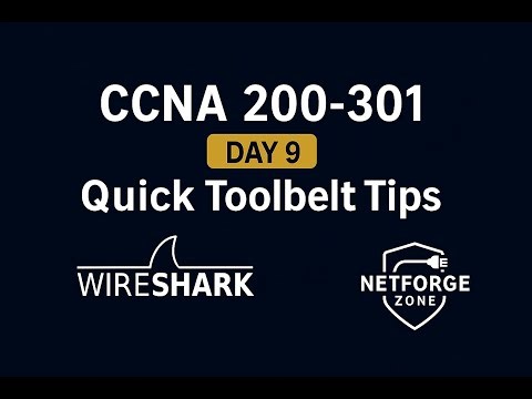 CCNA Day 9 Quick Toolbelt Tips