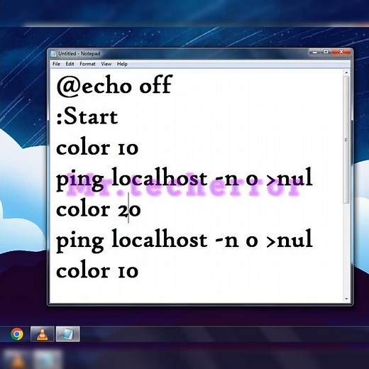 disco light in Command prompt with batch script | #shorts | #commandprompt | #windows