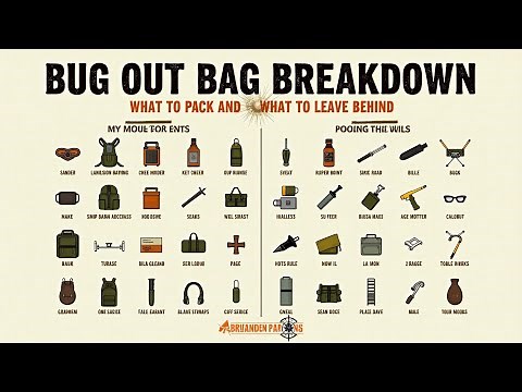 Bug Out Bag Breakdown: What to Pack and What to Leave Behind