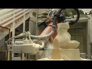 Robot cut sculptures using Delcam PowerMILL and PowerSHAPE