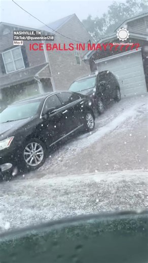 AccuWeather on Instagram: "Hail pelted parts of Tennessee, Kentucky, Virginia, and North Carolina, creating wild scenes as severe storms moved through the area last week. ⁣ ⁣ #hail #hailstorm #weather #severeweather #thunderstorm #storm #reels #accuweather"