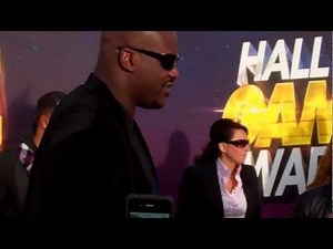 Shaquille O'Neal arrives to the Cartoon Network Hall Of Game Awards in style-Dunkman Eyewear