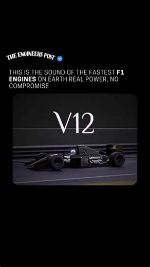 The Engineers Post on Instagram: "How different F1 engine architectures generate distinct acoustic profiles. Naturally aspirated V12 units produce a smooth, continuous high-frequency waveform due to their evenly spaced firing intervals and extremely high operating rpm. The V10 engines create a sharper, more aggressive tonal signature as they approach 18,000 rpm, with shorter pulse intervals and increased exhaust gas velocity. V8 power units generate a deeper, more resonant exhaust note influence