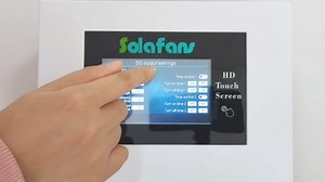 48V 90A MPPT Controller 4.3" HD Touch Screen 4960W PV DC150V 12V/24V/36V Dead Battery Reactivation Multi-Language with Bluetooth