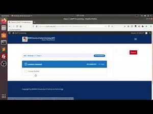 Lecture download by student