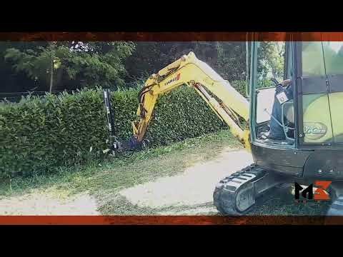 Hedge trimmer M3 for mini excavators