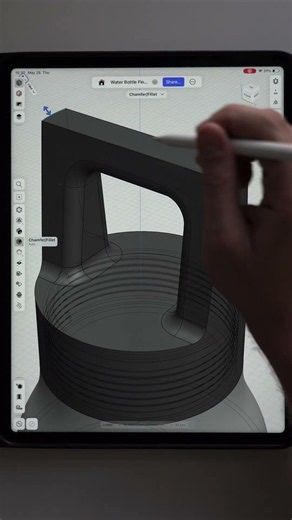 Why Fillet Order Matters – Quick Shapr3D Tip #3dmodeling #3dmodelingtips