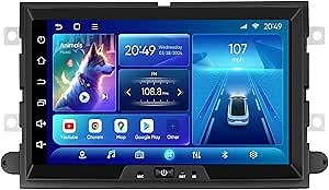 8 Inch Android Car Stereo for Ford F-150 F250 F350 (2004-2008) Focus Mustang Edge Escape Expedition E250, Upgrade Radio Wireless CarPlay Android Auto WiFi Bluetooth GPS Touch Screen