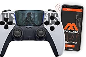 MODDEDZONE Last SMART Rapid Fire Custom Modded Controller compatible with PS5 all shooter games & more