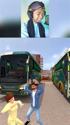 Jogetan Karakter India di Bus Simulator India Kocak-Kocak Ya #bussin #bussimulator #maleo #india