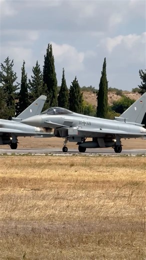 Aircraft Static And Moving on Instagram: "German Eurofighter Typhoon action at @athensflyingweek ! #aircraft #moving #typhoon #germany #aviation"