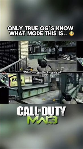True Og’s Know what Mode this is..🥺 (MW3) #modernwarfare #mw3 #survival #nostalgia #codshorts #cod