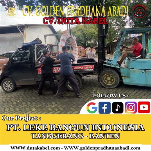 PROJECT : PT. LEKE BANGUN INDONESIA, Tanggerang, Banten | General High Quality Cable Distributor