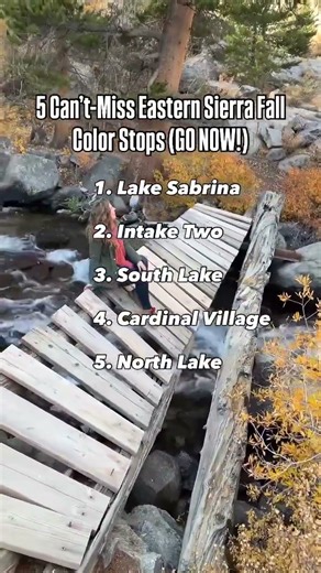 Where to see the California fall colors now
