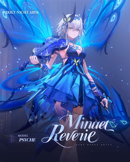 Duet Night Abyss on Instagram: "Psyche · Minuet Reverie | Gameplay Showcase "The butterfly's just fluttered over with an invitation. It told me there's a midsummer ball in the woods full of viola tricolor..." "The butterfly just fluttered over with an invitation. It told me there's a midsummer ball in the woods full of viola tricolor..." seen. ✦ "Psyche · Minuet Reverie" is available for a limited time from October 28 to December 22 (UTC+8). ✦ How to Obtain: Can be obtained via [Myriad – Summer 