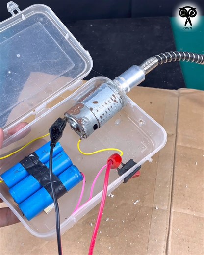 Made a 12V homemade drill machine with a rechargeable battery | Creative Own