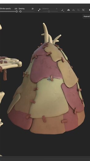 Making Of a clay Alien Tribe House