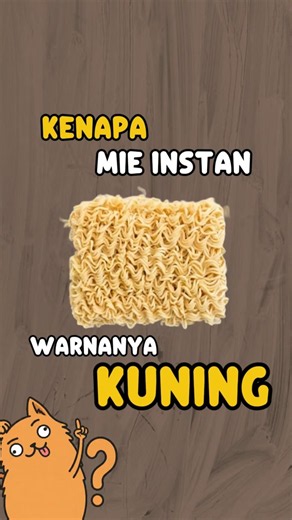 kenapa mie instan gak warna putih❓