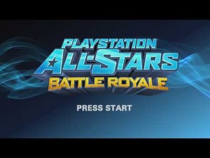 PlayStation All-Stars Battle Royale - PS3 - XMB Menu Screen and Intro