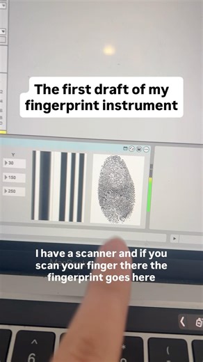 I am converting fingerprints to music 🫆🔥