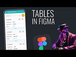 How to Create Tables in Figma Manually and Using a Plugin | Tutorial