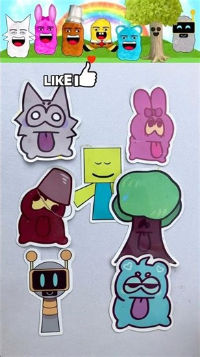 Incredibox Sprunki - Nuggets Edition (Mod) color mixing #incredibox #sprunki #satisfying #nuggets