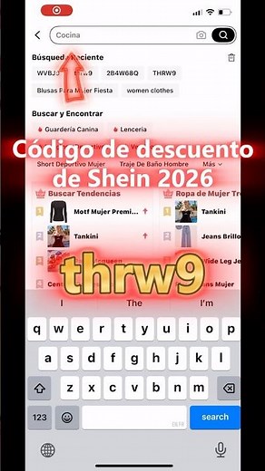 Código de descuento de Shein 2026 para nuevos usuarios. Cómo usar los códigos de Shein.#shein