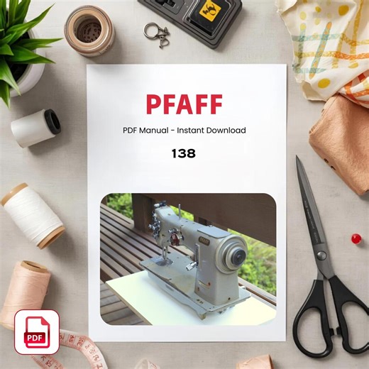 PFAFF 138 139 Sewing Machine Manual - Vintage Repair & Setup Guide (PDF Download) - Etsy