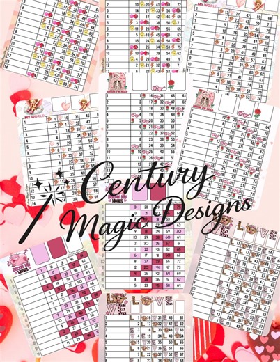 10 Board Valentine Bundle - 15 Line Bingo Boards; Both Houdini and Straight 75ball - Etsy
