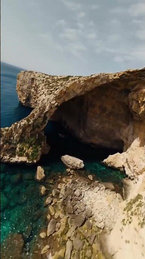 Soaring through Malta’s legendary Blue Grotto ✨