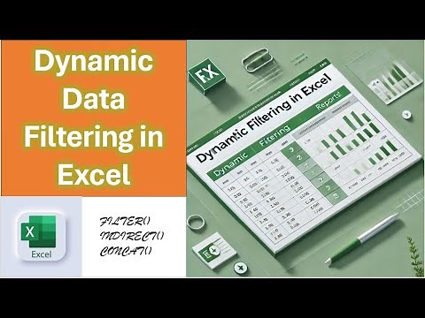 Dynamic Data Filtering in Excel | Master FILTER & INDIRECT Functions Dynamic Filtering #excel