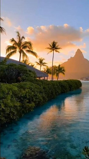 Bora Bora🌴🩵: The Ultimate Island Paradise 🏝️ #EarthUnlocked