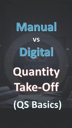 Manual vs Digital Quantity Take-Off (QS Basics)#beyondnumbers#takeoff#quantitysurveying #qsbasics
