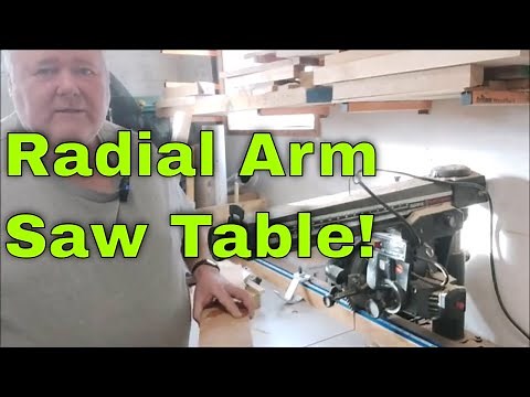 🔨 Radial Arm Saw Table-That Bee Man