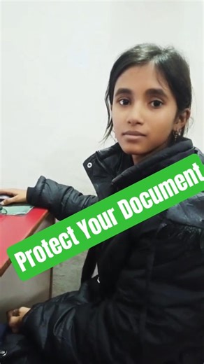 Protect Your Document With Password Tips and Tricks #ytshorts #shorts #shortvideo #shortsfeed
