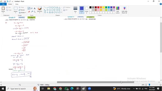 How to Convert Equation of straight line into Normal form and symmetric form | Online Math Academy