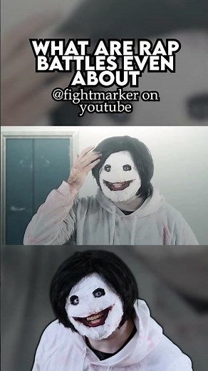 SLENDER MAN RAP PART 1 #shorts #jeffthekiller #rapbattle #slenderman #creepypasta #fightmarker