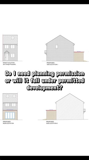 Hopefully this video will help you decide whether you can build under permitted development or if you need full planning permission #diy #permitteddevelopment #planningpermission #homerenovation #extension