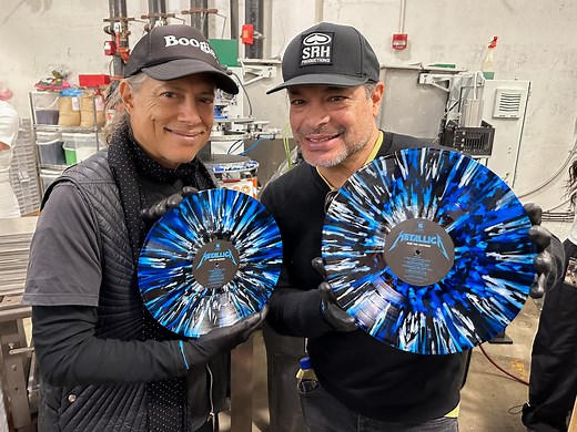 Celebrate 40 years of Ride the Lightning with this limited edition splatter pressing inspired by the cover art. It is available exclusively in The Metallica Store and the Probity UK Shop, but stock is limited, so don’t wait to order! Shop ▶️ metallica.lnk.to/RTL40Splatter | Metallica