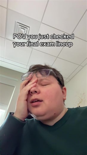It’s brutal out here #collegelife #finalsweek #exams